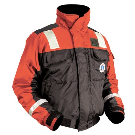 Mustang Survival Classic Flotation Bomber Jacket With Solas Tape MJ6214T1-33-M-206